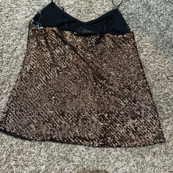 Johnny Was Black and Gold  Top Small NWOT - hot color for fall!! - Picture 4 of 5